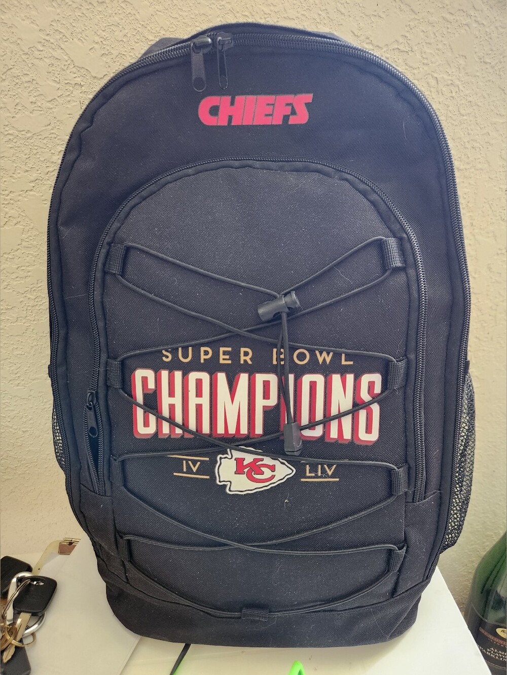 NWT Kansas City Chiefs Super Bowl Champions Backpack